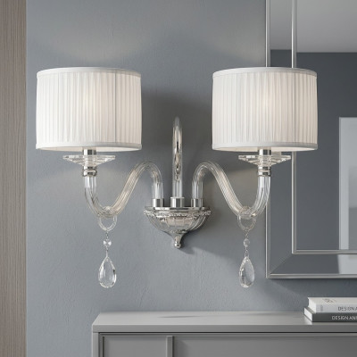 Élégante lampe murale Lampe murale classique Lampe sur pied blanc neuve.