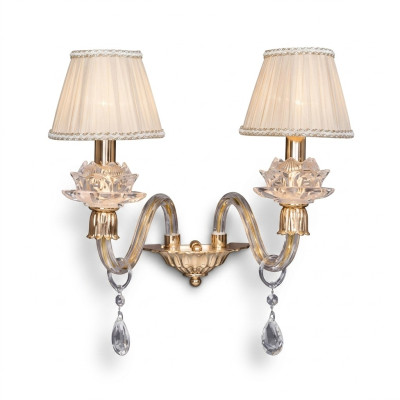 Lampe murale élégante Lampe murale classique en or lustre luxueux