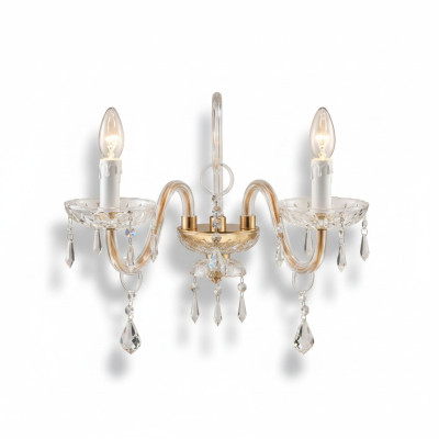 Applique murale classique Lustre de luxe Lampe en cristal Style lustre