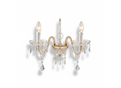 Applique murale classique Lustre de luxe Lampe en cristal Style lustre