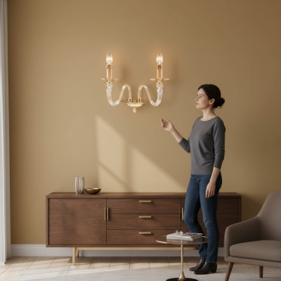 Applique murale couronne luminaire lustre applique murale lustre lampes murales lampe en cristal