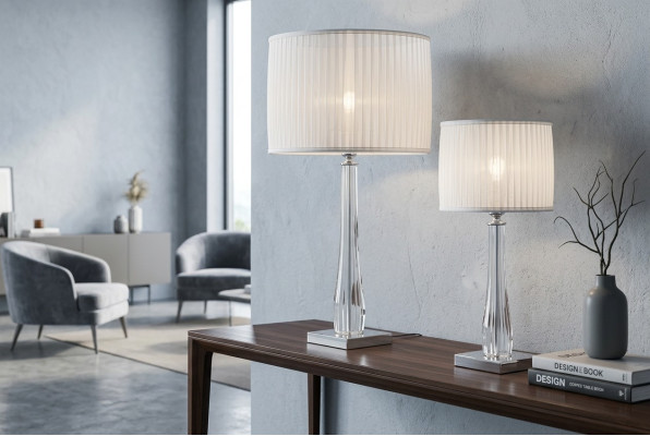 Luxueuse lampe de chevet classique Lampe de table Blanche Éclairage de table neuf