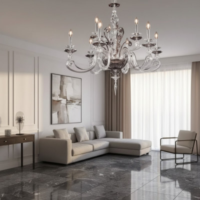 Lustre Lustre en cristal Lampe Plafonnier Luminaire Suspension Lampe nouvelle