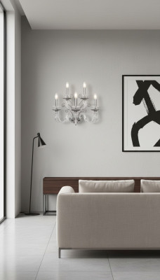 Luminaire mural de design luxueux, luminaire mural classique, luminaire mural