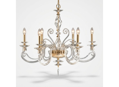 Lustre de luxe en cristal Lustre Lampe suspendue
