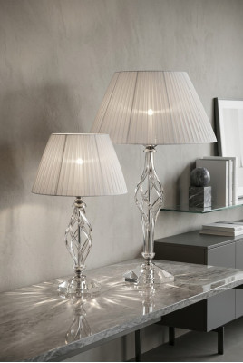 Lampe de table Style antique Lampe de table Luminaire en cristal Lustres et lampes Chandelier