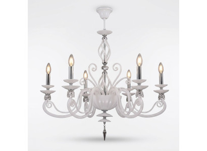 Lampe de plafond Lustre de plafond Chandelier Lustre En Verre Blanc Lampes Style Antique