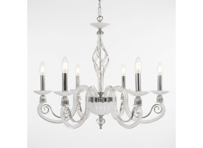 Lustre au plafond Lampe en cristal Lustre de plafond de luxe Lustre blanc