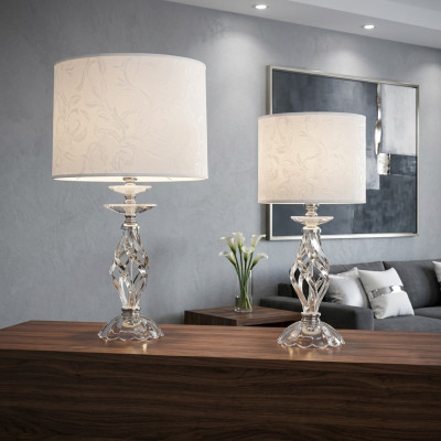 Lampe de table style antique, lampe de table en cristal luminaire lampes lumières nouvelles