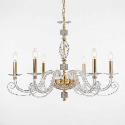 Lustre de plafond de luxe Lustre Luminaire en cristal
