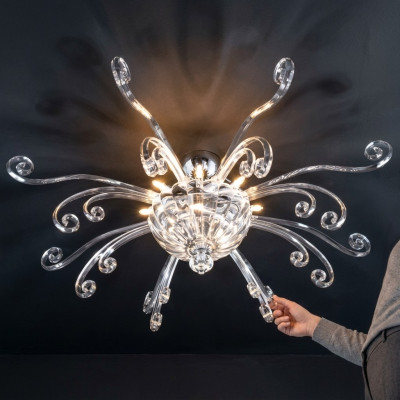 Lustre de lampe de plafond Lustre Lampe en cristal Lustre de plafond de luxe LustreorianCalendar