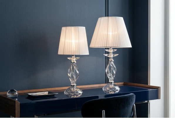 Lampe de table, style antique Lampe de table, luminaire en cristal, lampadaires, luminaires, lustre