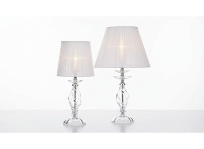 Lampe de sol en cristal blanc de designer Chandelier Lampe de table de style ancien