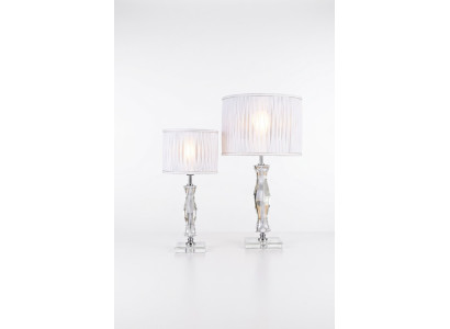 Luminaire Lampe en cristal Lampe de table Blanche Lampadaire Table de chevet neuve Bureau