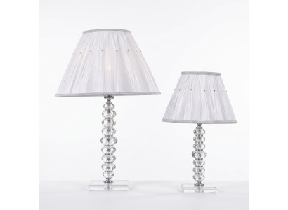 Lampe de table Lampe de table blanche Lustre en cristal Lampes modernes nouvelles