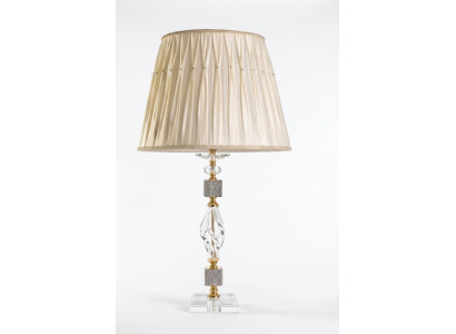 Lampe de table luxueuse, élégante lampe de table beige, lampe de table en cristal Table Crystal neuve