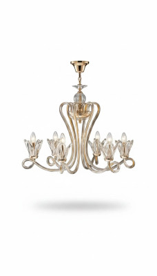 Lustre de cristal luxueux Suspension Lustre Luminaire au plafond