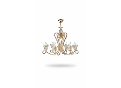 Lustre de cristal luxueux Suspension Lustre Luminaire au plafond