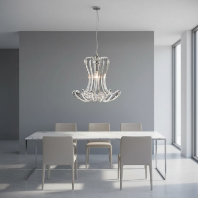 Lustre en cristal Luxueux lustre de plafond Lustre élégant Lampe de plafond Lustré Lampe
