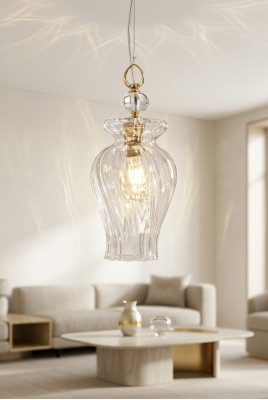 Lustre en cristal lustre de plafond de luxe lustre élégant lampe de plafond Siros nouvelle