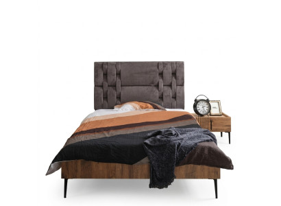Table de chevet de chambre de luxe Lits Lit 2 pcs Ensemble complet Mobilier de conception