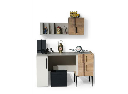 Mobilier de bureau élégant Ensemble complet Étagère Bureau Bois de haute qualité neuf