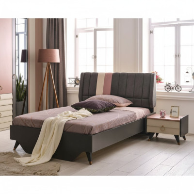 Table de chevet de luxe pour chambre à coucher Lits Lit Ensemble complet Mobilier de design