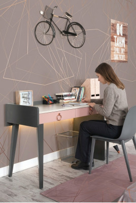 Bureau de secrétariat Design Mobilier d'écriture luxueux Bureaux en bois