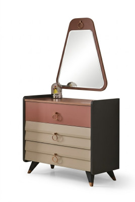 Commode avec miroir Setra Commode moderne Design de luxe Chambre à coucher nouveau