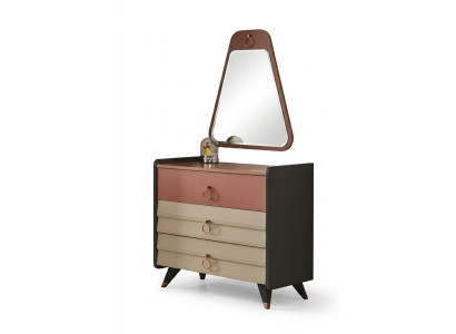 Commode avec miroir Setra Commode moderne Design de luxe Chambre à coucher nouveau
