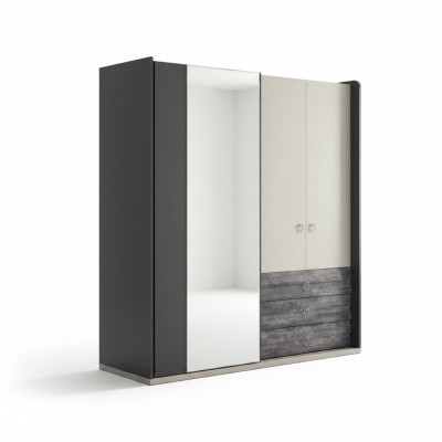 Conception de garde-robe Armoire de luxe Armoire de style moderne Mobilier de chambre