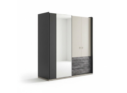 Conception de garde-robe Armoire de luxe Armoire de style moderne Mobilier de chambre