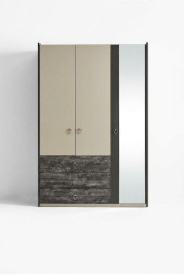 Armoire Armoire Armoire Armoire Polyvalente Gris Matériau En Bois Armoires