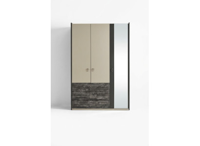 Armoire Armoire Armoire Armoire Polyvalente Gris Matériau En Bois Armoires