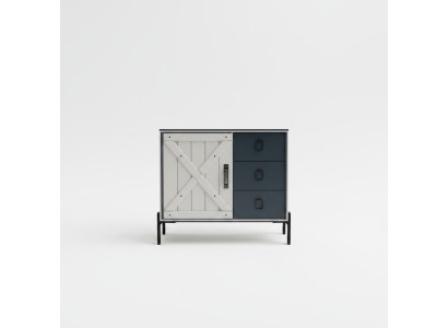 Armoire de haute commode de design moderne en bois Nouvelle commode de tiroirs de commode Armoire de haute commode