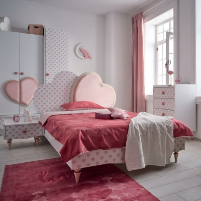 Lits modernes Lit enfant Chambre d'enfant Lit Lit d'enfant Meubles Bois Blanc neuf