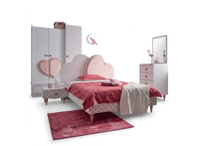 Lits modernes Lit enfant Chambre d'enfant Lit Lit d'enfant Meubles Bois Blanc neuf