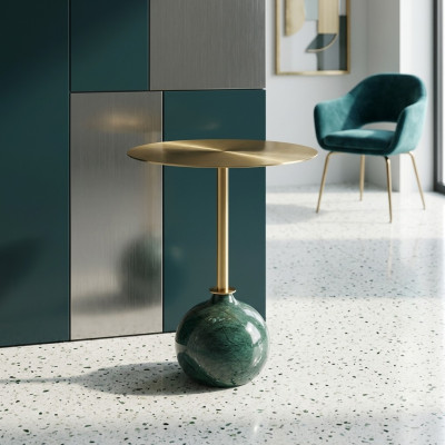 Table d'appoint ronde Table basse Coiffeuse Chiffonnier Tables Console nouvel