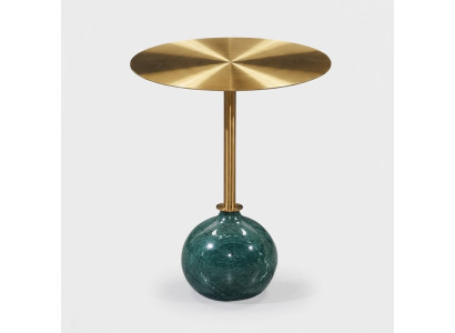 Table d'appoint ronde en or Table basse Commode de chambre Tables Console