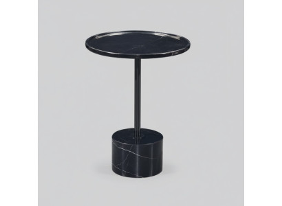 Élégante table d'appoint noire Table basse Commode de chambre à coucher Tables