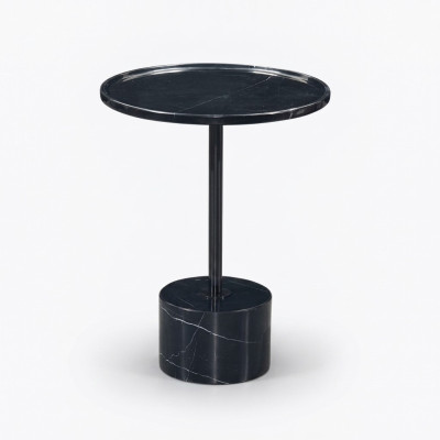Marbre Table d'appoint Noire Table basse Chambre Commode Tables neuf