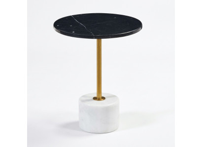 Marbre élégant table d'appoint luxueuse table basse tables rondes modernes
