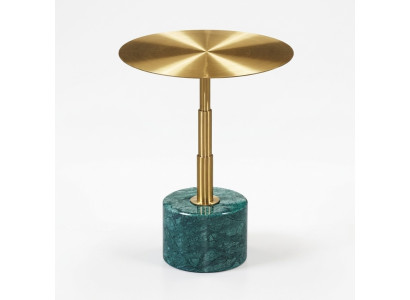 Table d'appoint en marbre élégant en or, nouvelle table basse luxueuse et moderne.