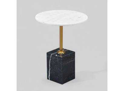 Table basse moderne de haute qualité, table d'appoint ronde élégante et luxueuse.