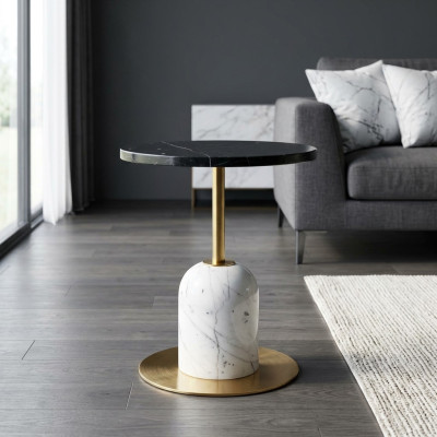Table d'appoint luxueuse en marbre moderne Table basse Table basse Salon