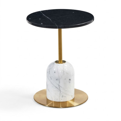 Table d'appoint luxueuse en marbre moderne Table basse Table basse Salon