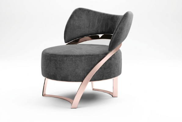 Fauteuil Design Canapé Détente Textile Salon Luxe TV Club Rembourrage Siège