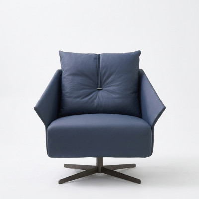 Fauteuil Seater Salon Bleu Design Moderne Mobilier de Luxe Relax Club neuf