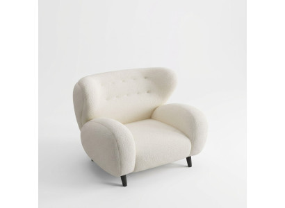 Fauteuil moderne et élégant Blanc Fauteuil Télé Canapé 1 place Textile