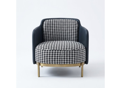 Stylish fauteuil multicolore, fauteuil moderne, canapé télévision, fauteuil textile